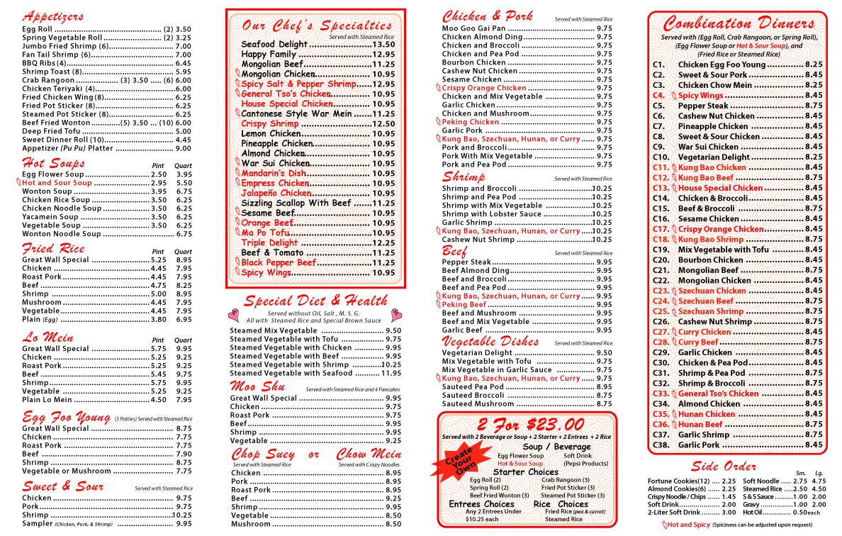 Menu Inside